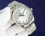 Rolex Datejust Imported 8215 Movement 41mm 904L Steel White Gold Jubilee Strap Men Watch